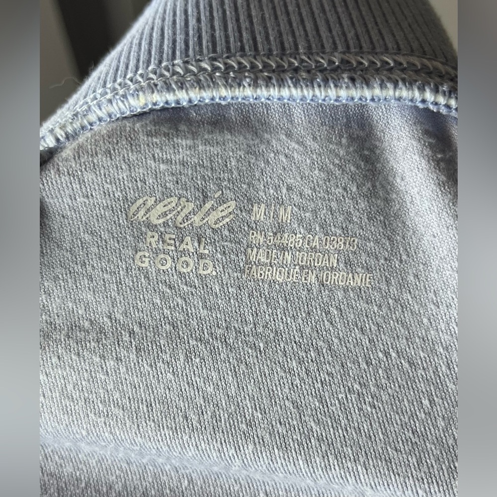 Aerie Soft Light Blue Velour Pants - Picture 7 of 8